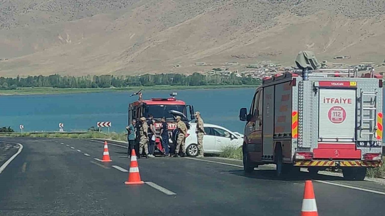 Van''da trafik kazası: 2 yaralı