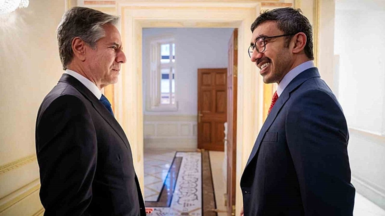 ABD Dışişleri Bakanı Blinken, BAE''li mevkidaşı Al Nahyan ile "Gazze"yi görüştü