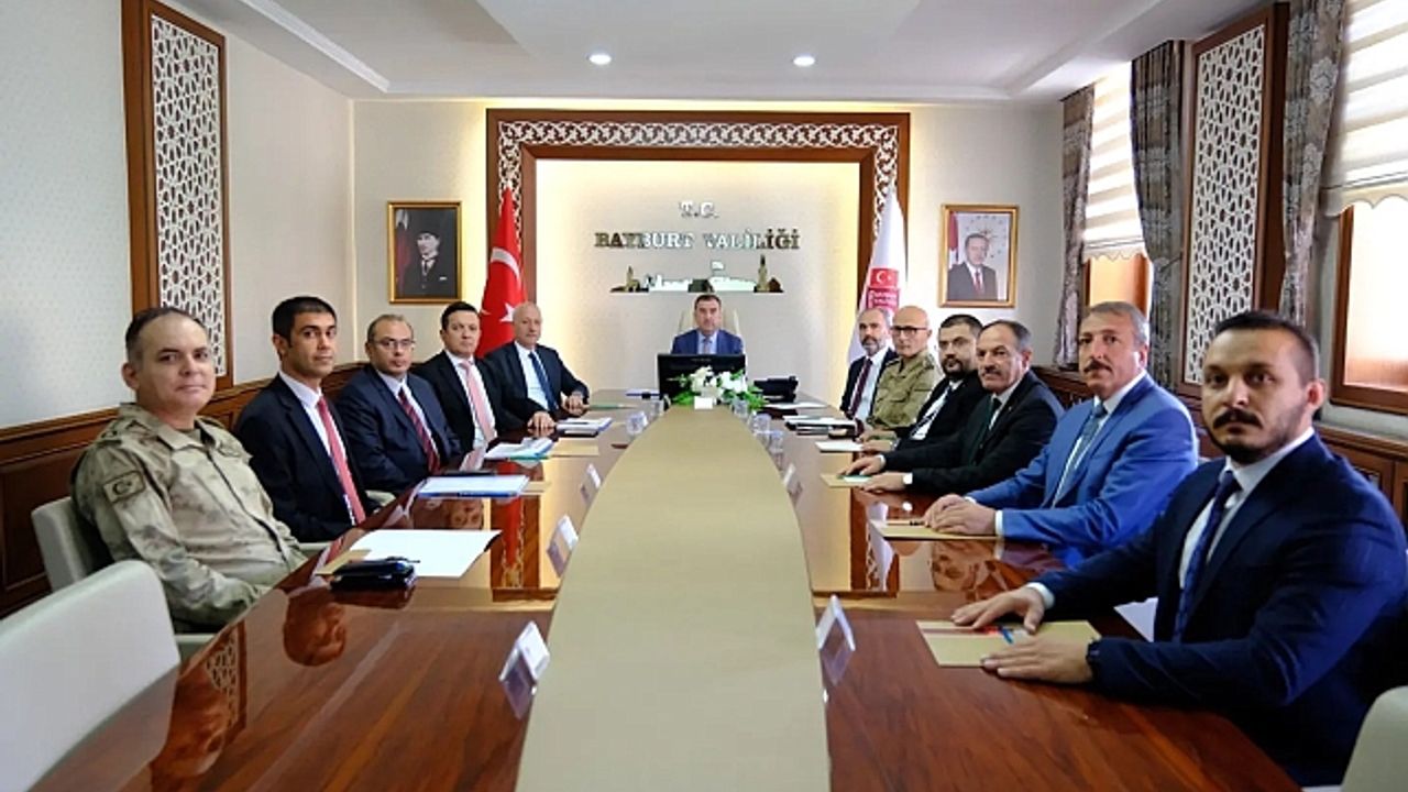 Bayburt''ta Üniversite Güvenlik Toplantısı yapıldı