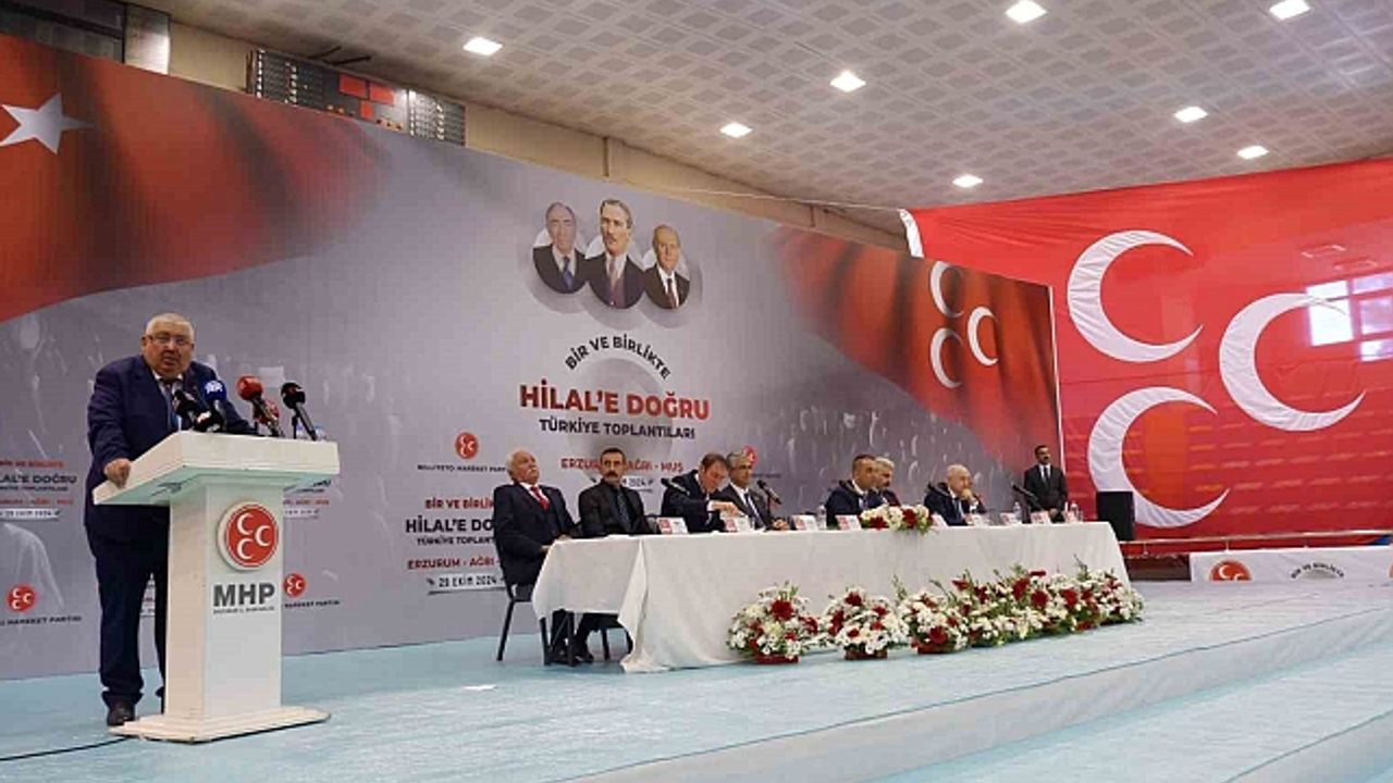 MHP Genel Başkan Yardımcısı Semih Yalçın: "MHP, siyasi hayatı boyunca oyun kurmuş, oyun bozmuş ama oyun oynamamıştır"