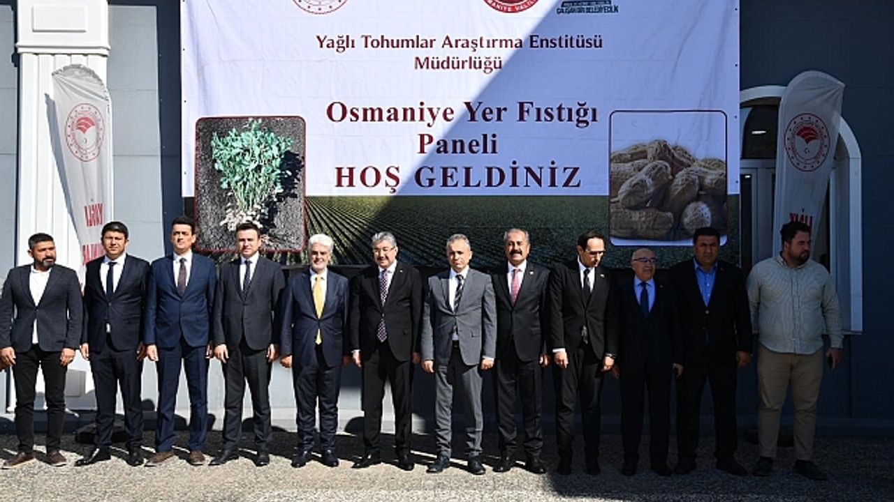Osmaniye''de yerfıstığı paneli düzenlendi