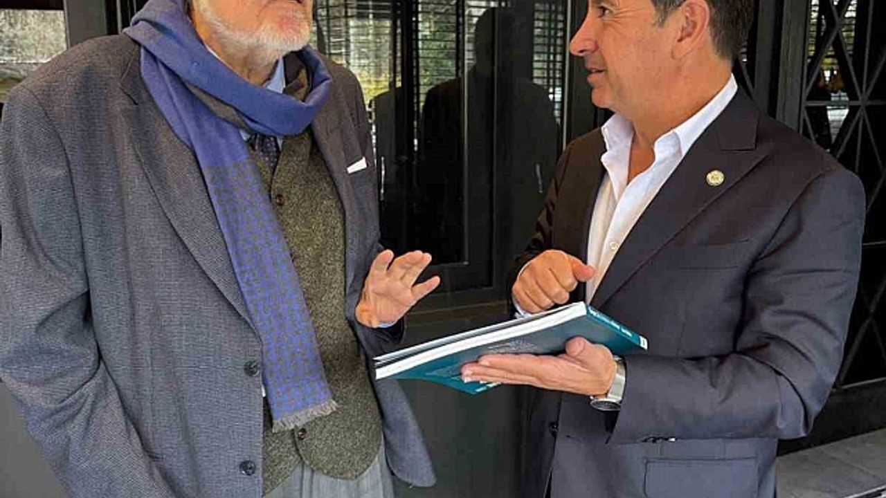 Başkan Aras Tarihçi Ortaylı ile bir araya geldi