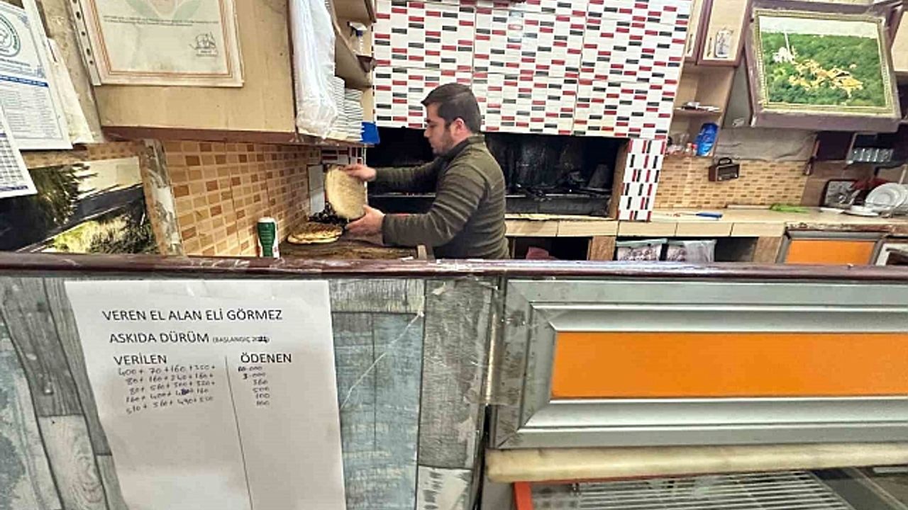 Malatya''da ''askıda kebap'' kampanyası ile ihtiyaç sahiplerine ücretsiz dürüm