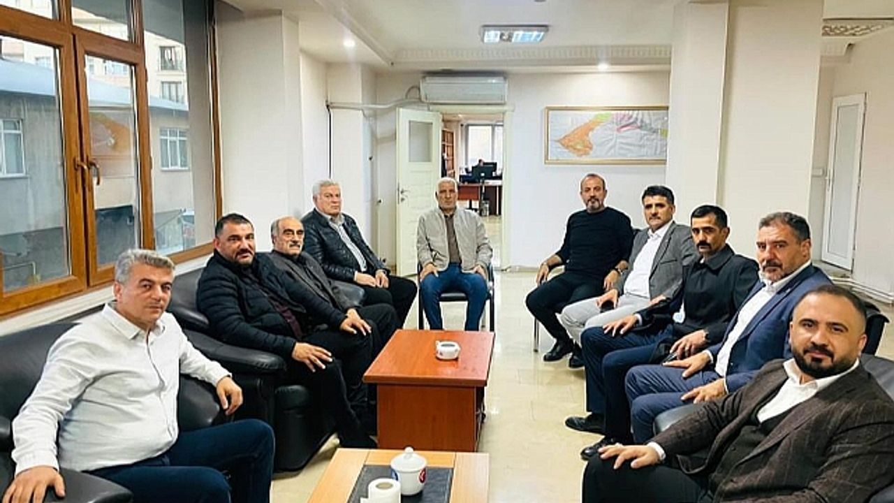 MHP İl Başkanı Hüseyin Ateş''ten Iğdır Sulama Birliği Başkanı Kürşat Karabacak''a Ziyaret
