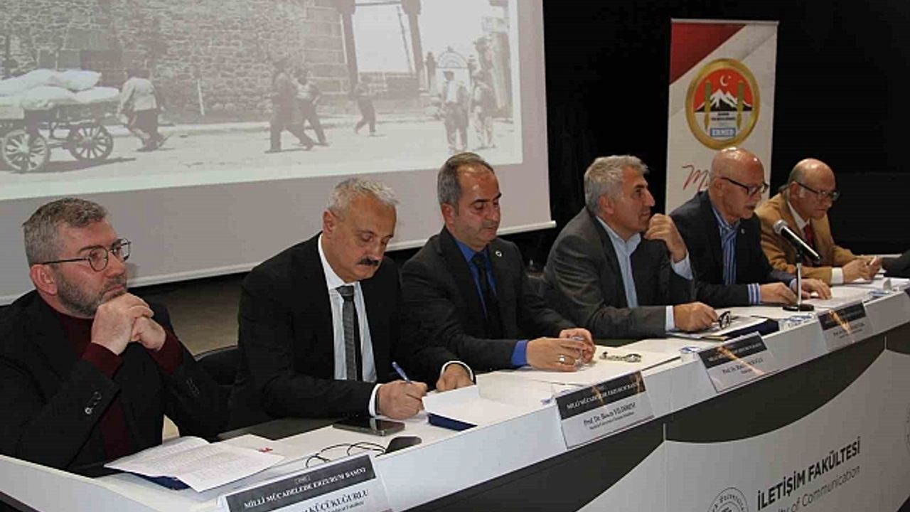 Milli mücadelede "Erzurum Basını" paneli