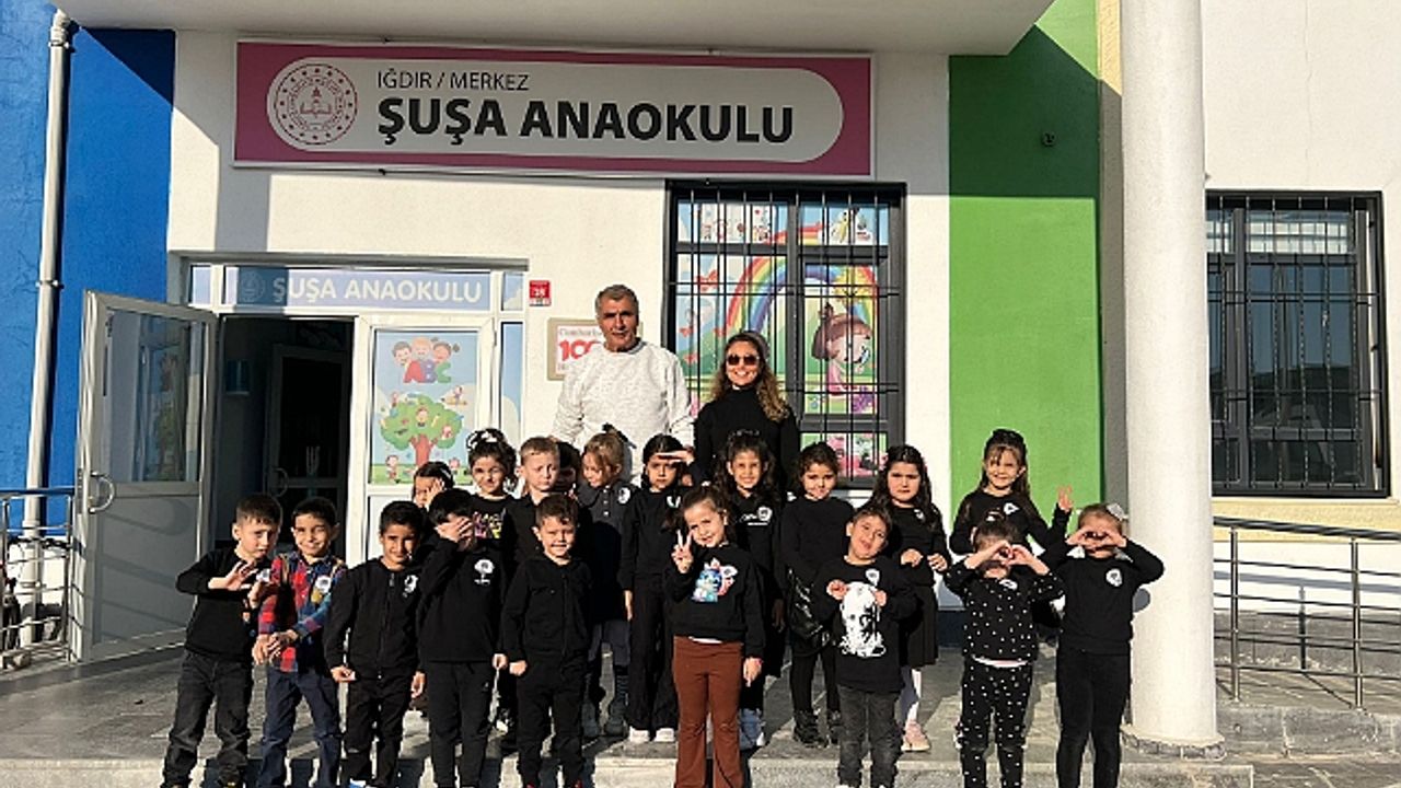 ŞUŞA ANAOKULU  10 KASIM ATATÜRK''Ü ANMA TÖRENİNİ GERÇEKLEŞTİRDİ.