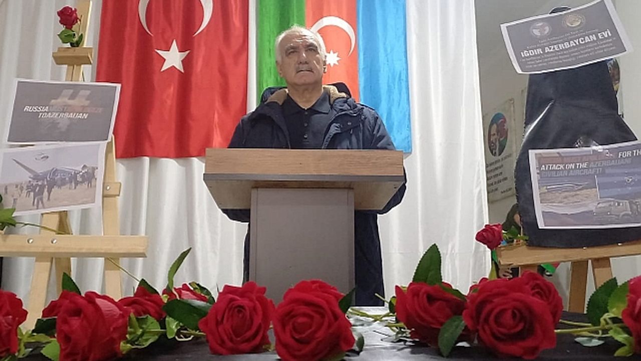 Azerbaycan Uçak Kazasında Hayatını Kaybedenler Iğdır''da Anıldı