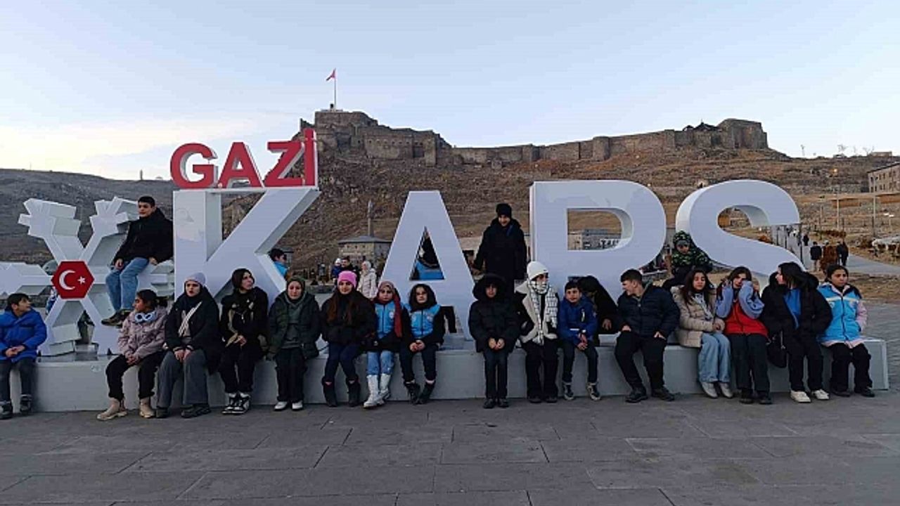 Çocuklar Kars ve Sarıkamış''ta tarihle buluştu