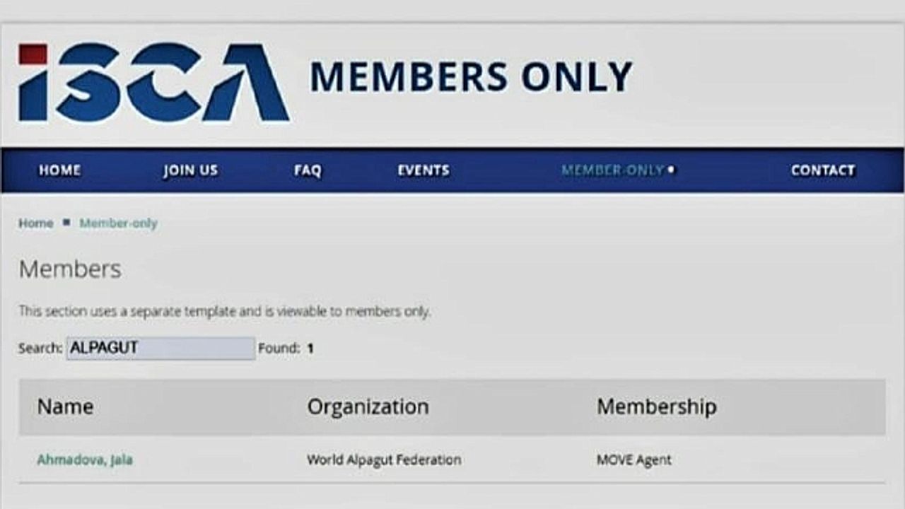 Dünya Alpagut Federasyonu ISCA Üyesi Oldu