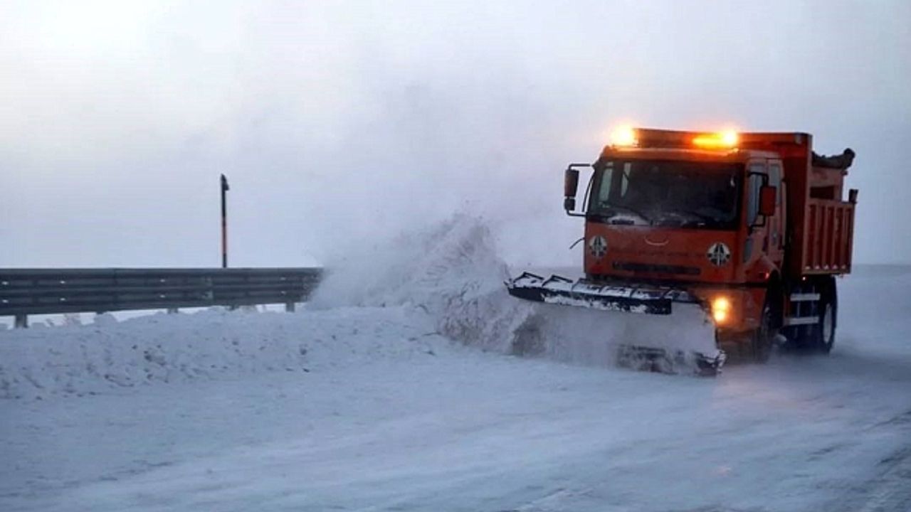 Kars''ta 11 köy yolu ulaşıma kapalı