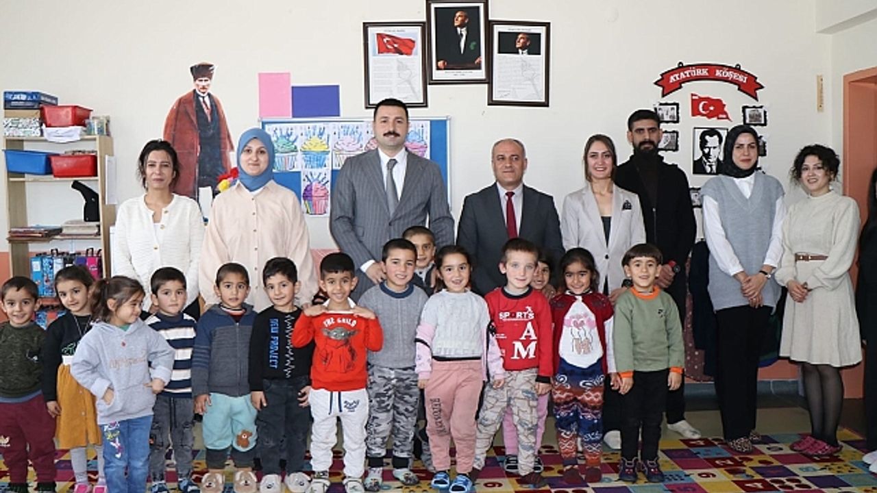 Kaymakam Karali''den anaoukulu ziyareti