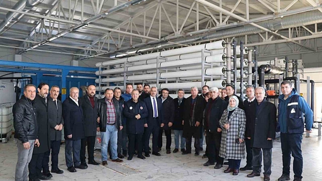 Oltu arıtılmış suya kavuşuyor