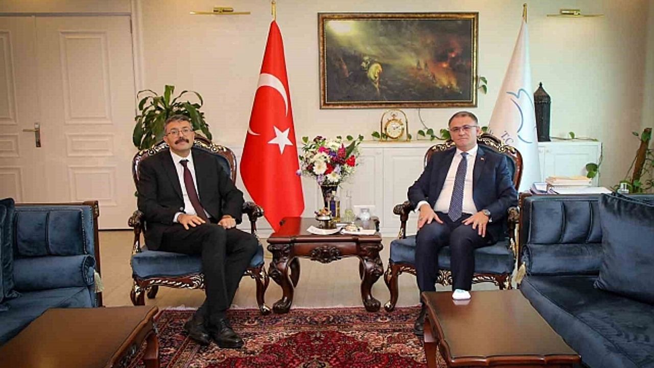 Vali Çelik''ten Vali Balcı''ya ziyaret