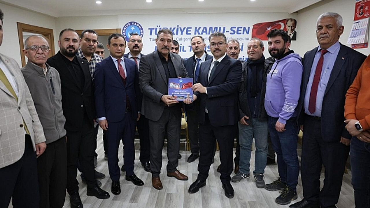 Vali Ercan Turan''dan Türkiye Kamu-Sen Iğdır İl Temsilciliğine Ziyaret