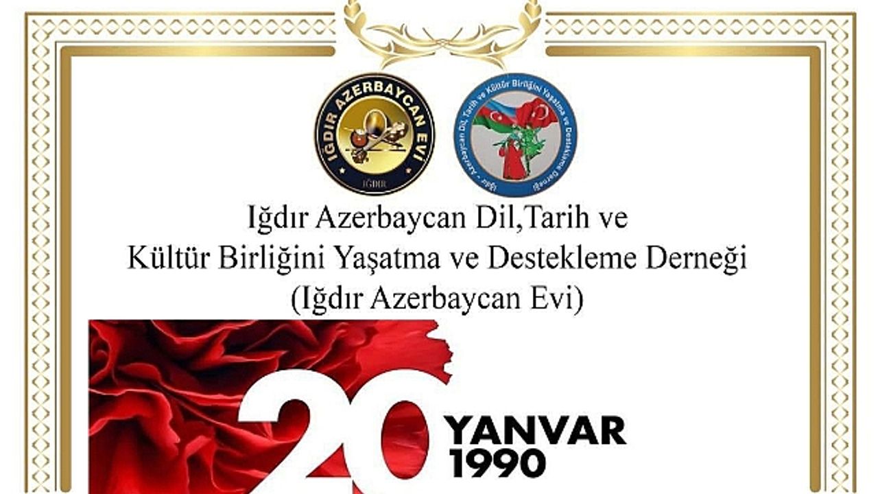 20 Ocak Katliamı Iğdır''da Anılacak