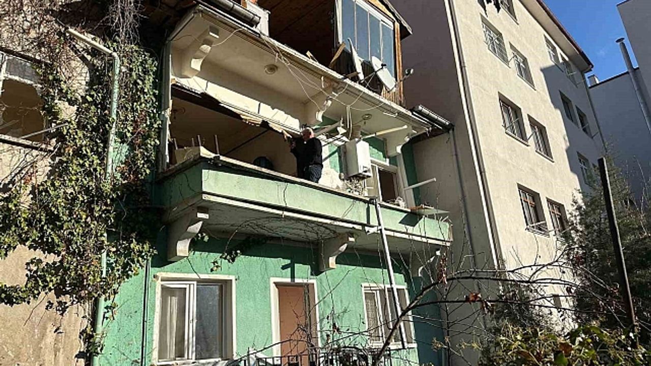 Ankara''da doğal gaz patlaması: 1 yaralı