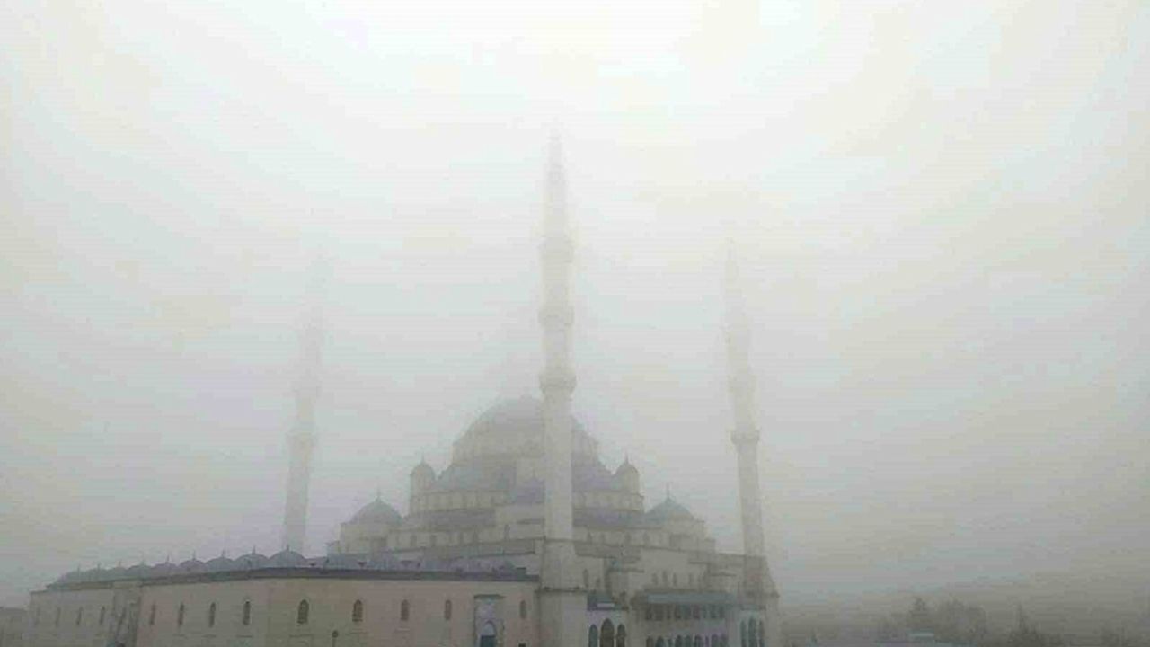 Başkent''te sis etkili oldu