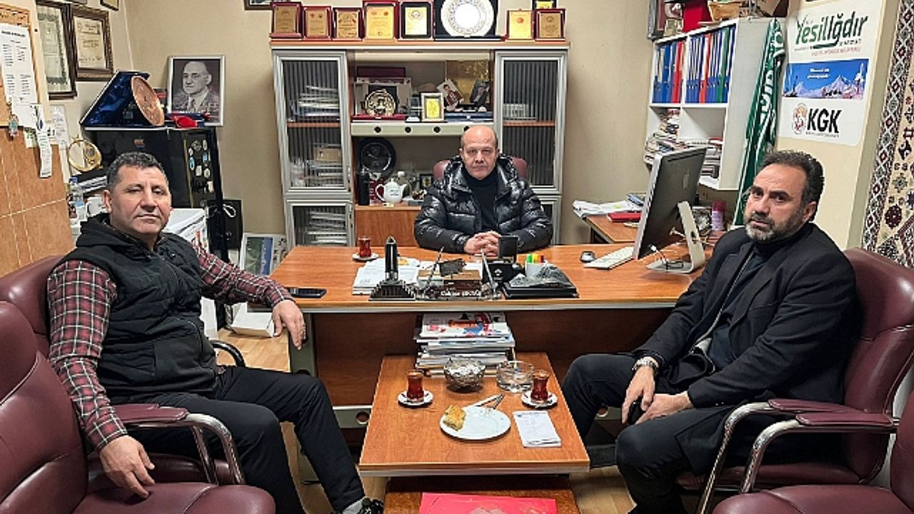 Baycan Çalışkan ve Nihat Göyçalı"dan  Gazeteciler Günü Ziyareti