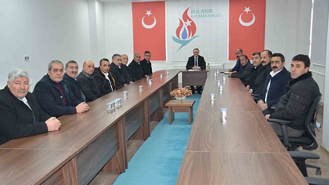 Bulanık''ta "Soğuk Süt Zinciri Projesi" toplantısı
