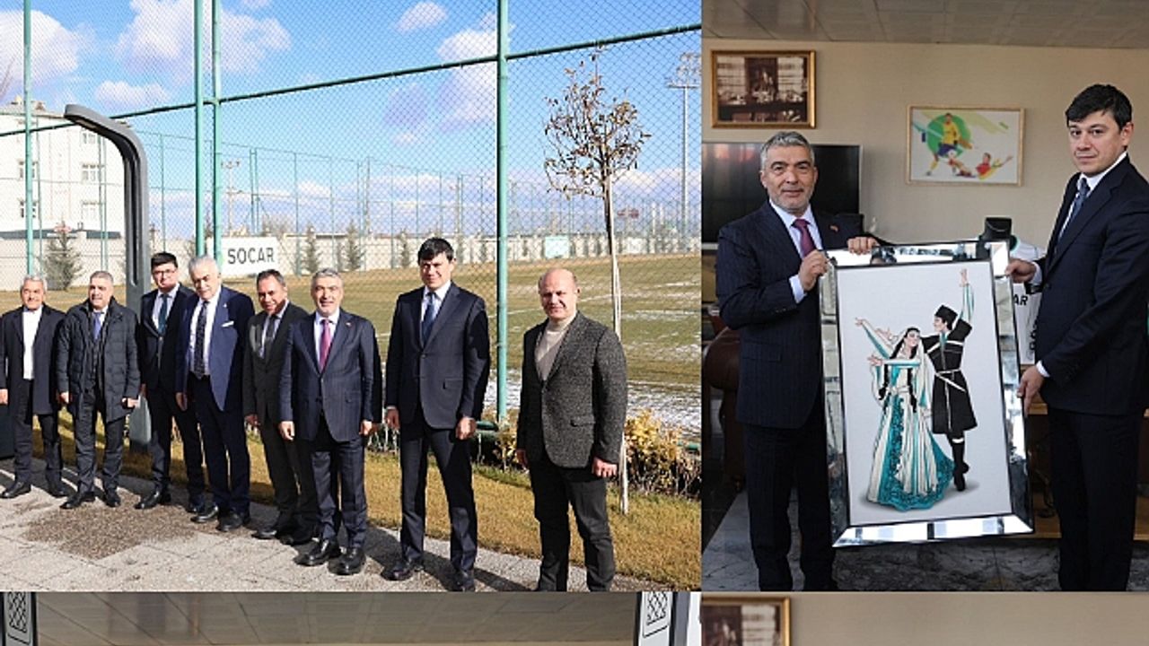 Diaspora Bakanı Fuad Muradov''dan Alagöz Holding Iğdır FK''ye Ziyaret