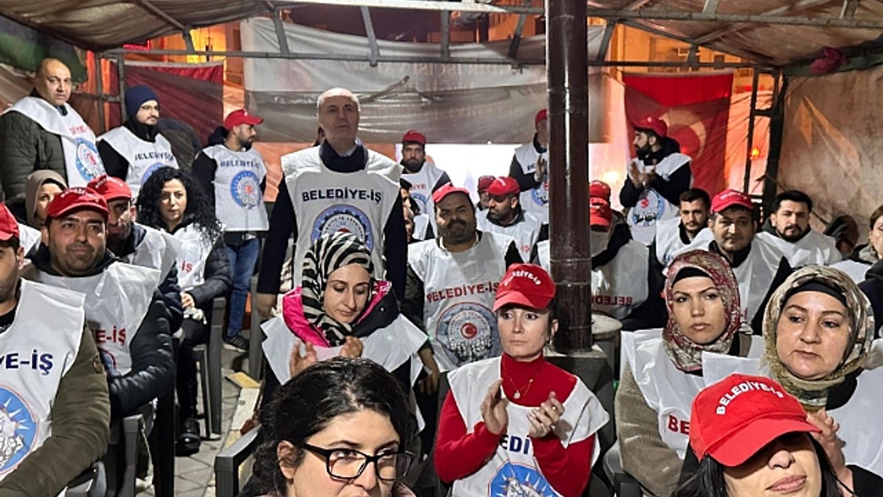 İşçiler Yeni Yıla Eylem Çadırında Girdiler