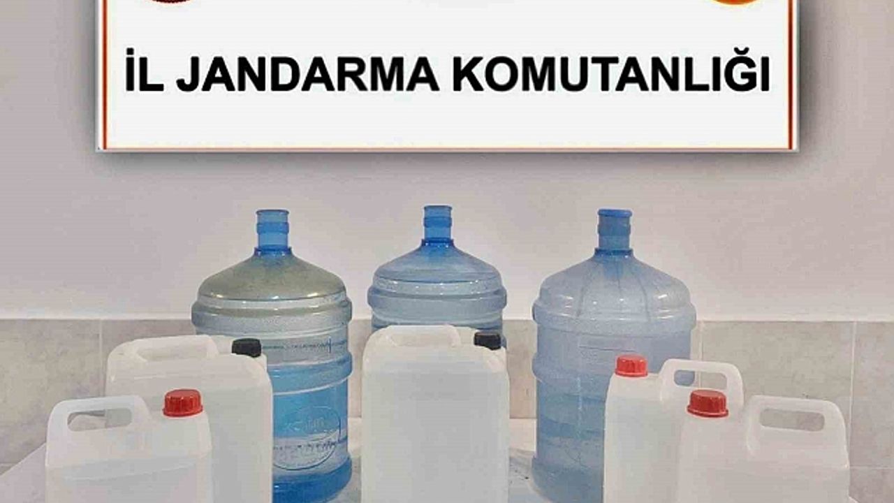 Ortaca''da 65 litre sahte rakı ele geçirildi