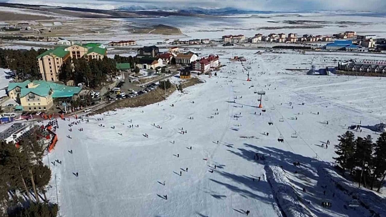 Sarıkamış Kayak Merkezi''nde sömestre yoğunluğu