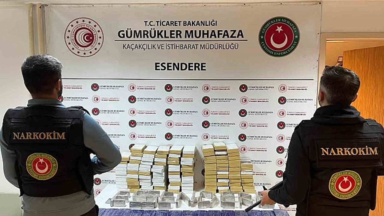Ticaret Bakanlığı Gümrükler Muhafaza Ekipleri 227 Milyon TL''lik uyuşturucu yakaladı
