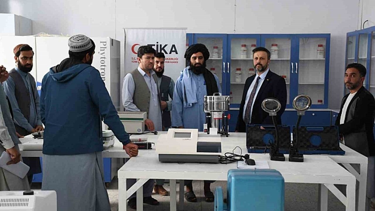 TİKA, Afganistan''da ziraat laboratuvarı kurdu