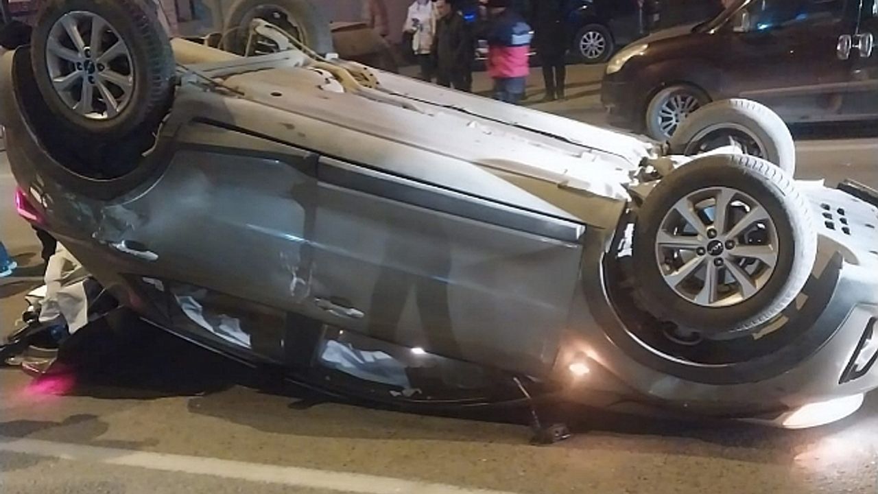 Iğdır"da Maddi Hasarlı trafik kazası: 1 yaralı