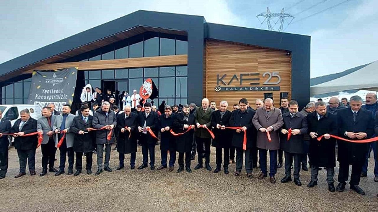 Kafe 25 Palandöken yenilenen yüzüyle hizmette