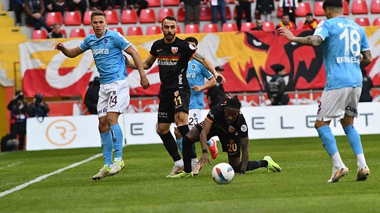 Trendyol Süper Lig: Kayserispor: 0 - Trabzonspor: 0