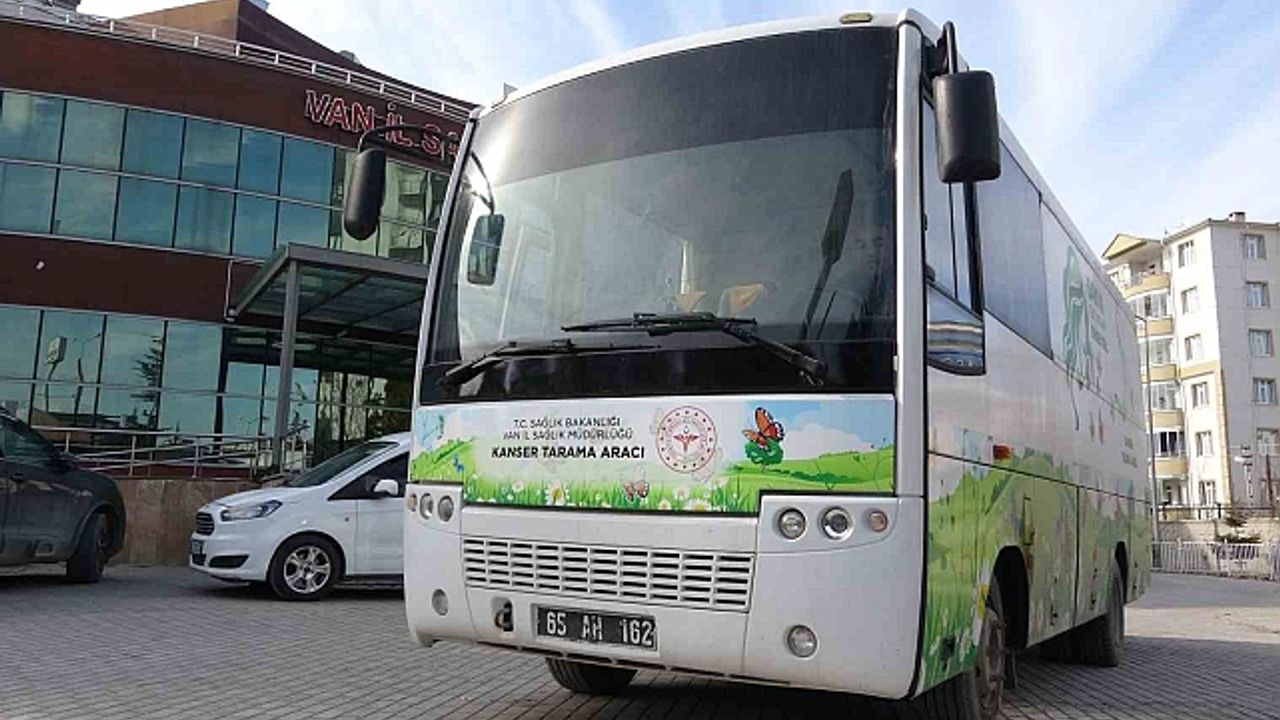 Van''da kanser taramalarında 2024''te 96 binden fazla kişiye ulaşıldı