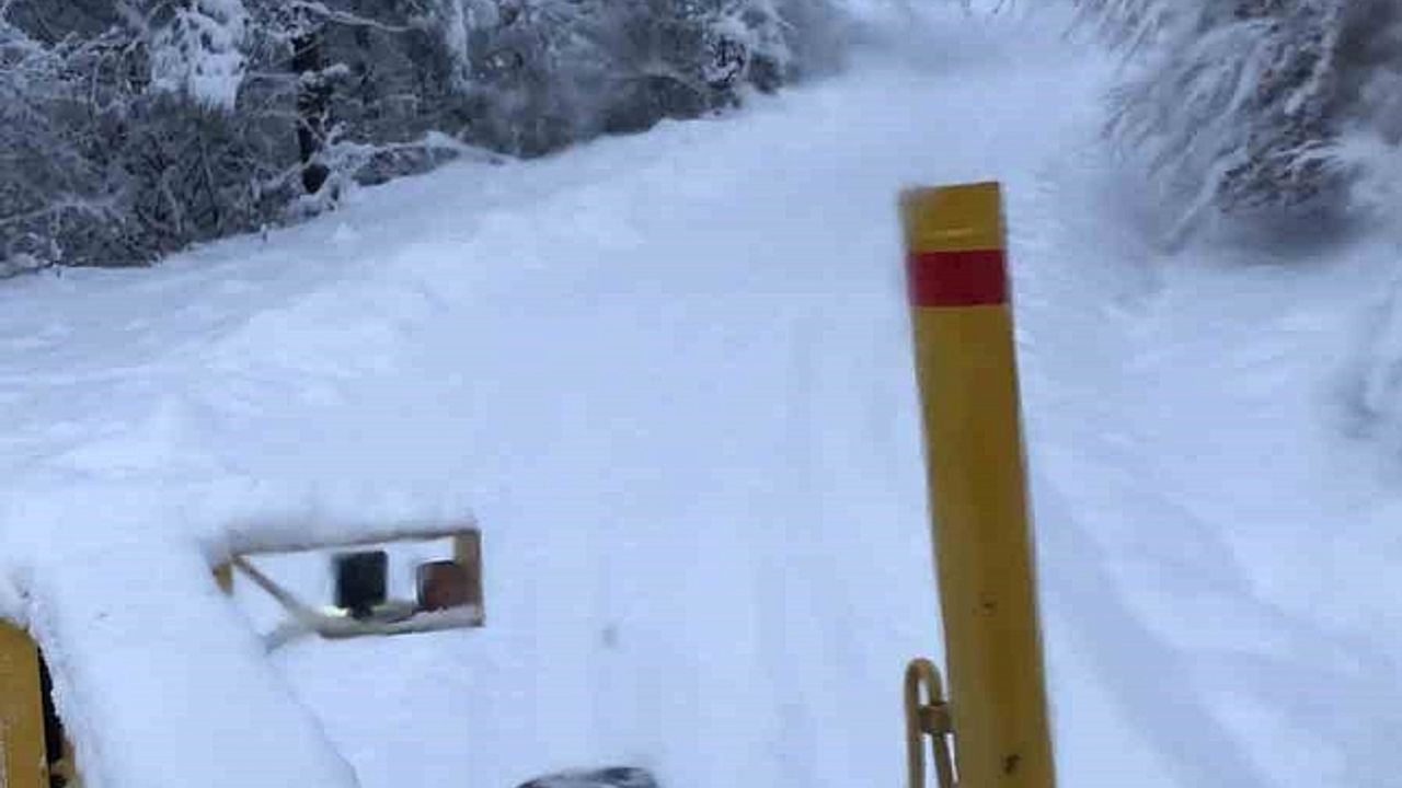 Zonguldak''ta kapalı 142 köy yolunu açma çalışmaları sürüyor