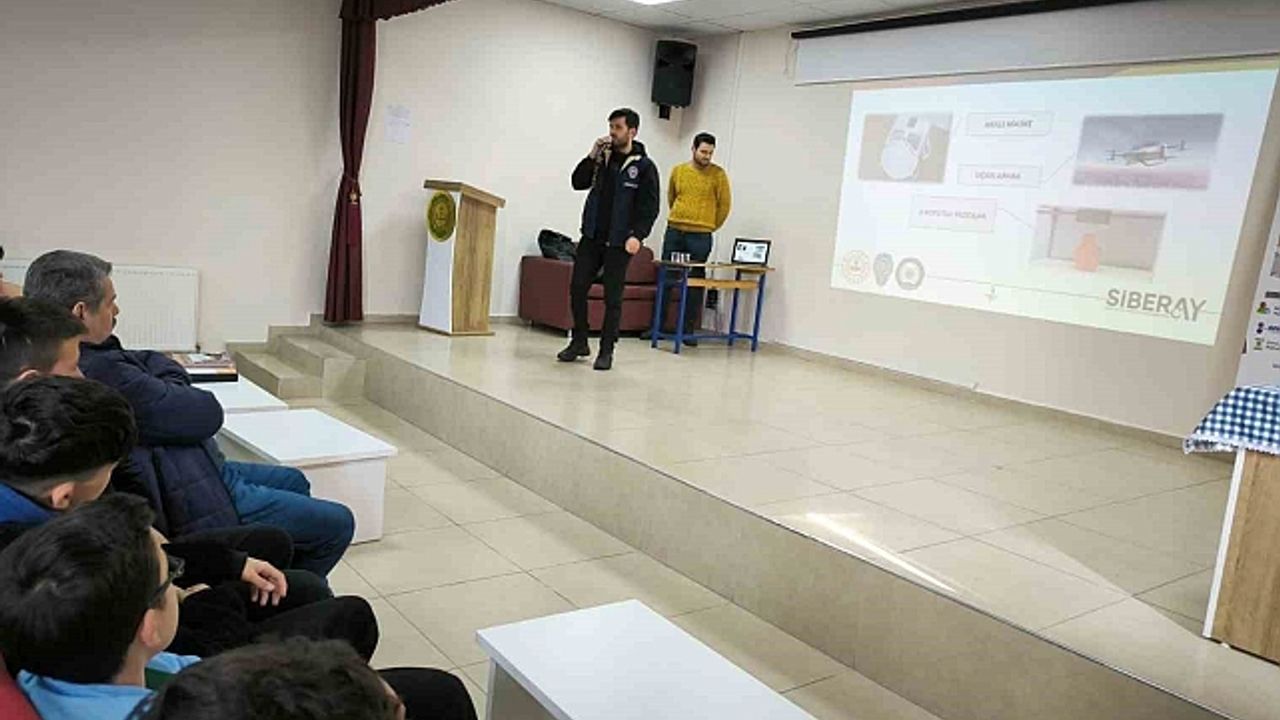 Çaycuma''da lise öğrencilerine ''Siber Güvenlik'' farkındalık semineri