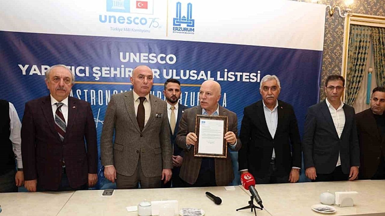 Erzurum ''Gastronomi şehri'' unvanıyla Unesco''ya girdi
