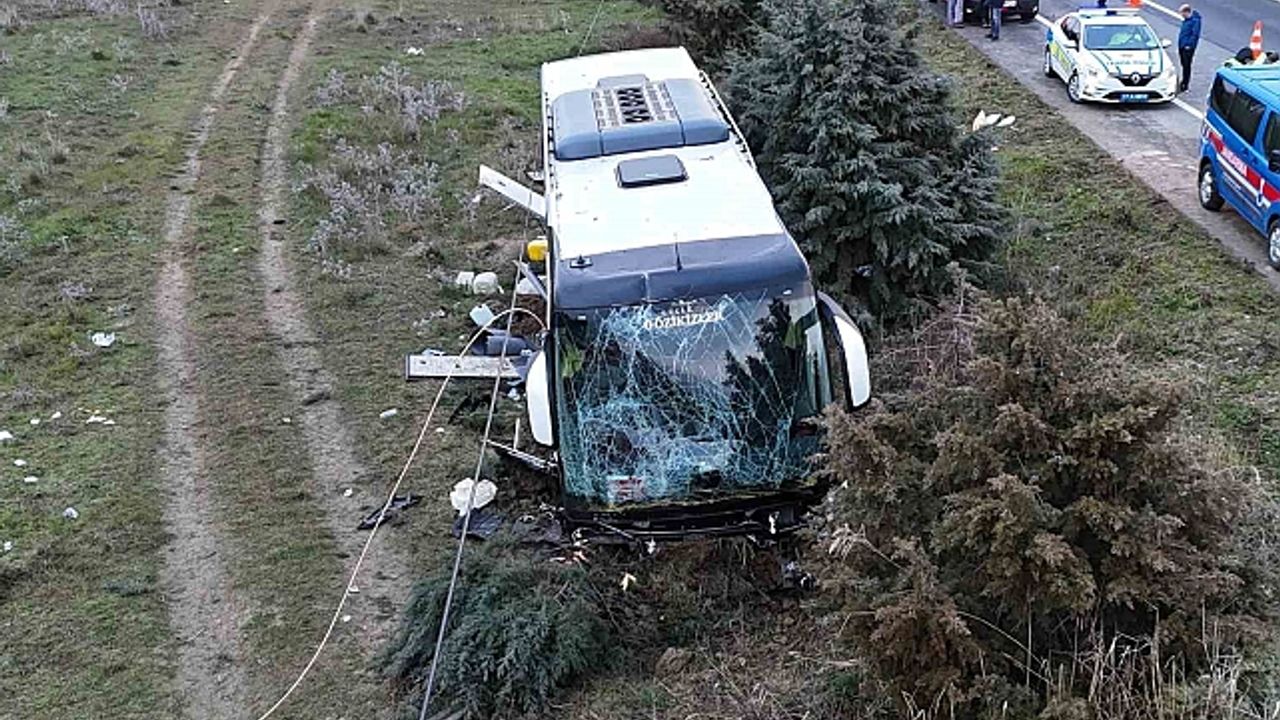 Gelibolu''daki otobüs kazasında yaralı sayısı 37''ye çıktı