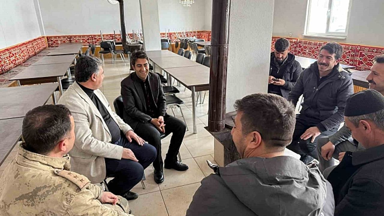 Kaymakam Aslantatar''ın köy ve okul ziyaretlerini sürdürüyor