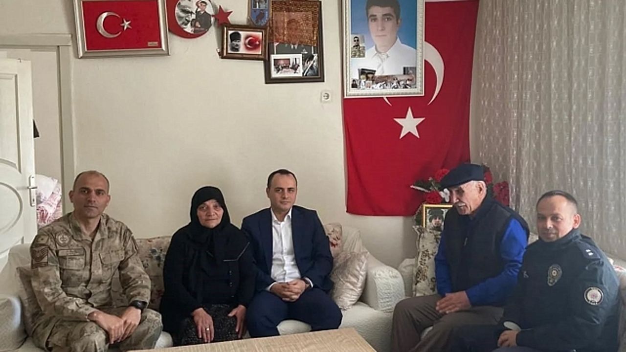 Susuz''da şehit aileleri bayramda unutulmadı