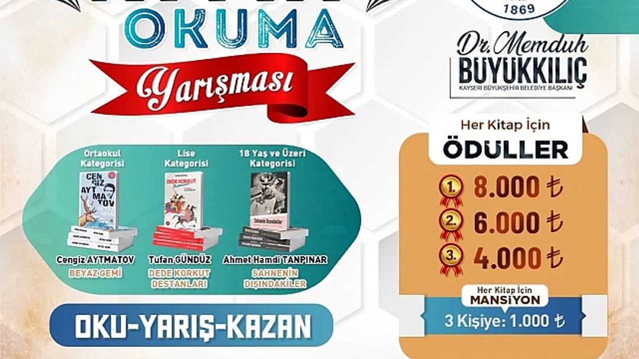 4. Kitap Okuma Yarışması''na başvurular başladı