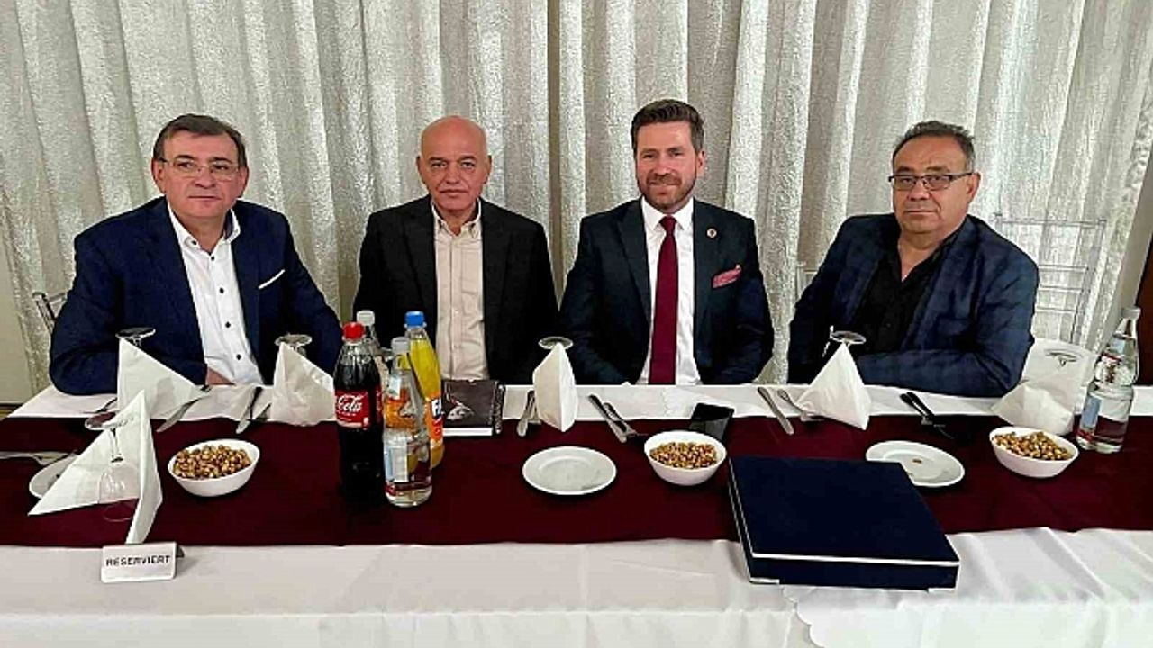 Başkan Tatık Avrupa''da gurbetçi hemşehrileriyle bir araya geldi