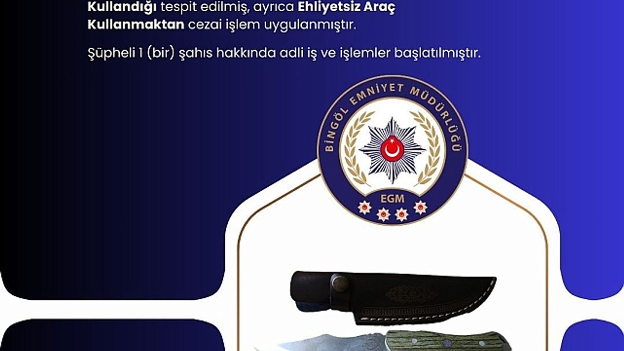 Bingöl''de aranan şahıs, başkasına ait kimlikle yakalandı