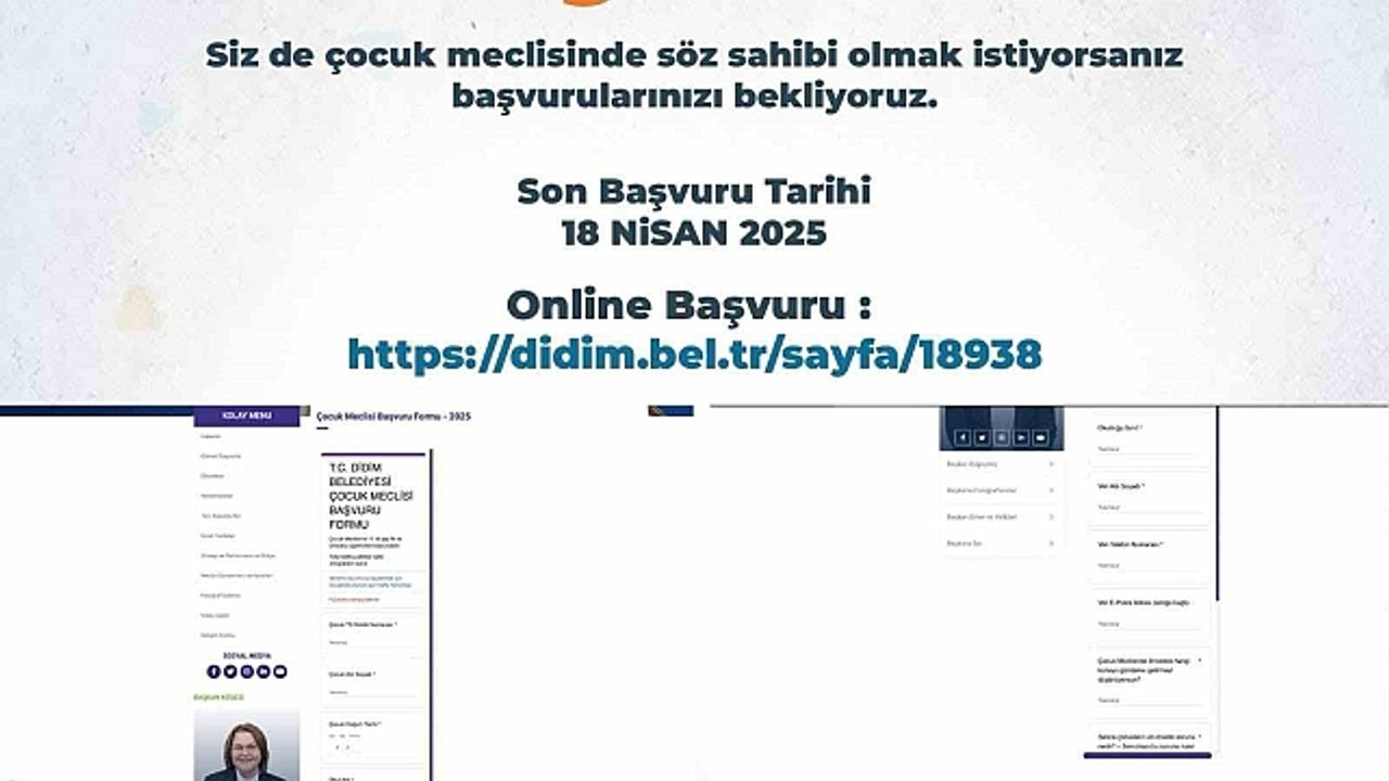 Didim Belediyesi''nin örnek projesi için başvurular başladı