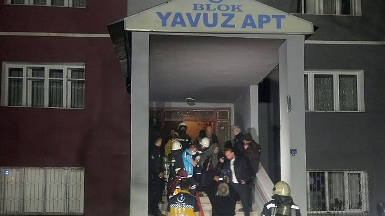 Erzurum''da korkutan yangın