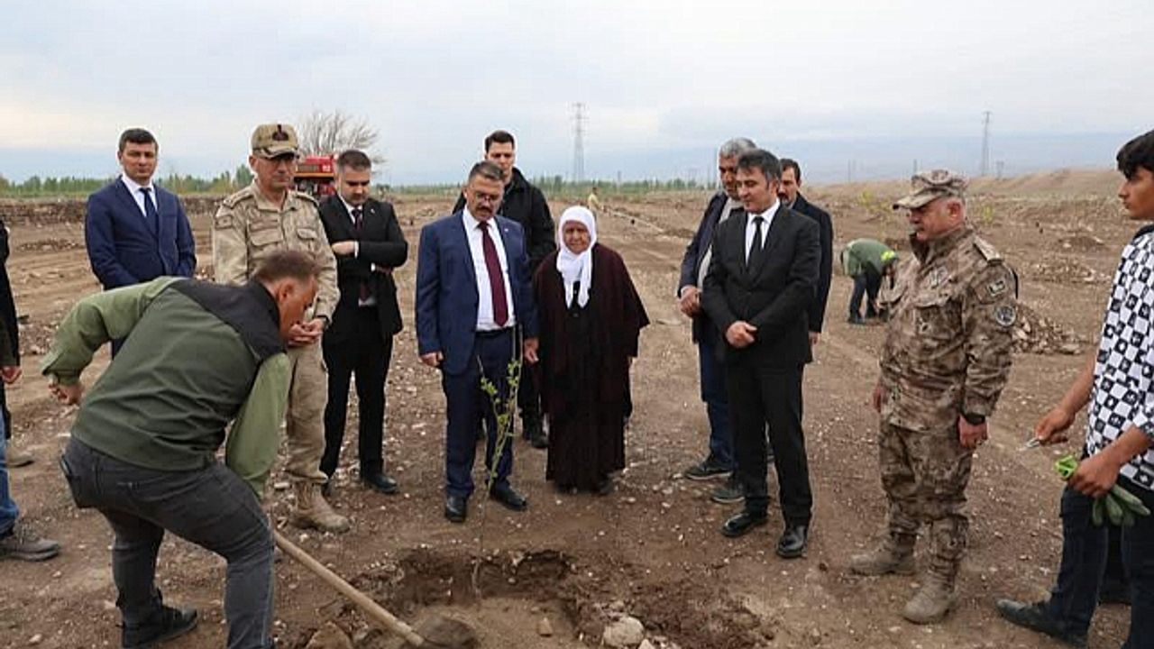 Iğdır"da Fidan Dikim Etkinliği: Yeni Ormanlık Alanlara Anlamlı İsimler Verildi