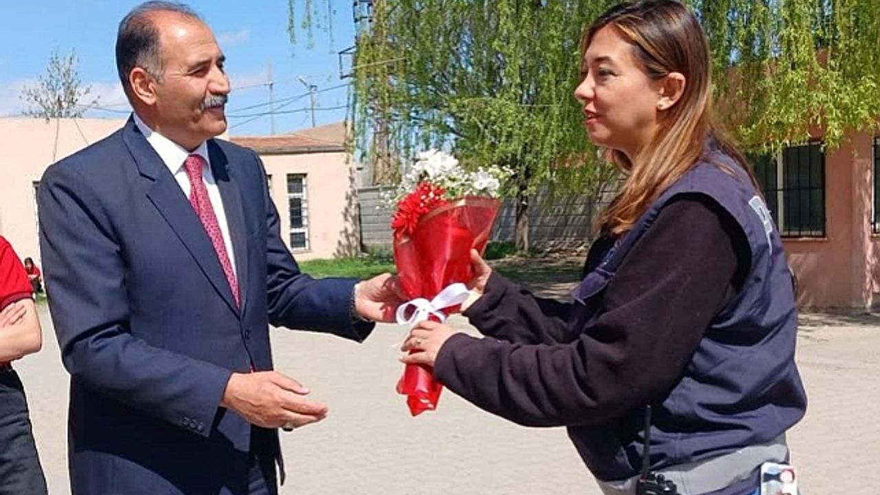 İl Milli Eğitim Müdürü Aziz Gün"den Polis Haftası"nda Anlamlı Ziyaret
