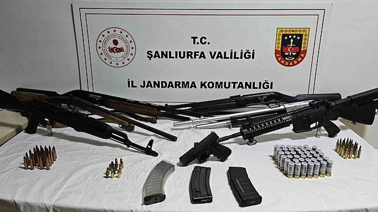 Şanlıurfa''da ruhsatsız silah operasyonu: 2 gözaltı