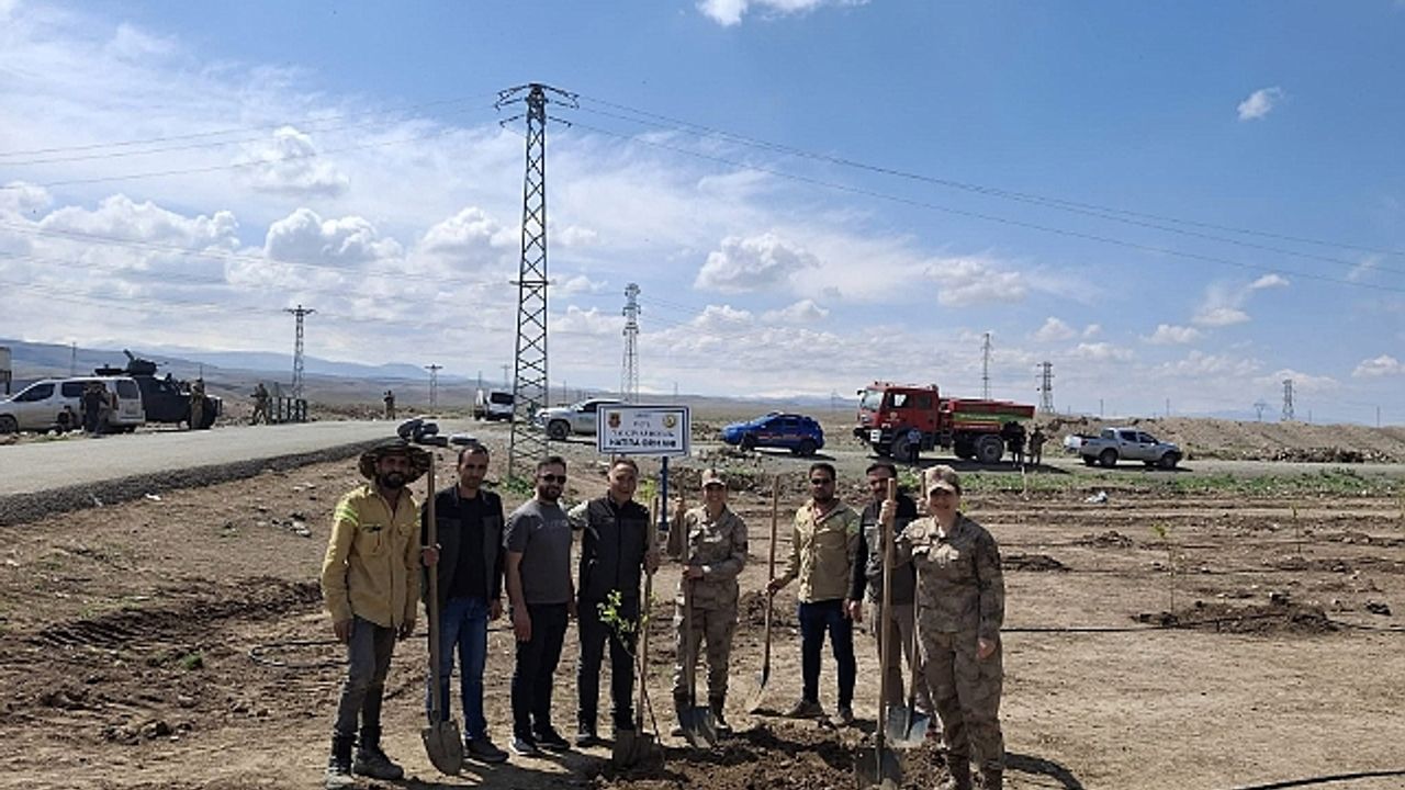 Şehit Yalçın Aydınlık ve Birsen Aktaş Hatıra Ormanları İçin Fidanlar Toprakla Buluştu