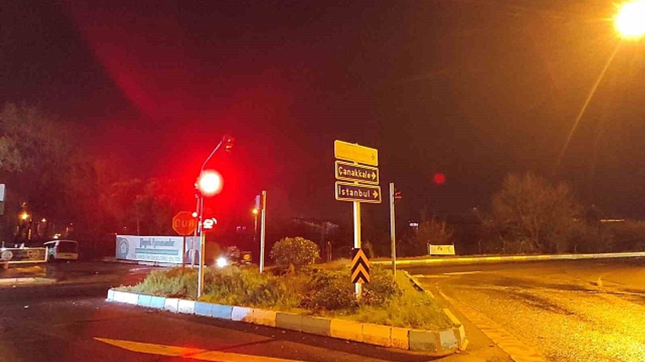 Tekirdağ''da sağanak yağış etkili oldu