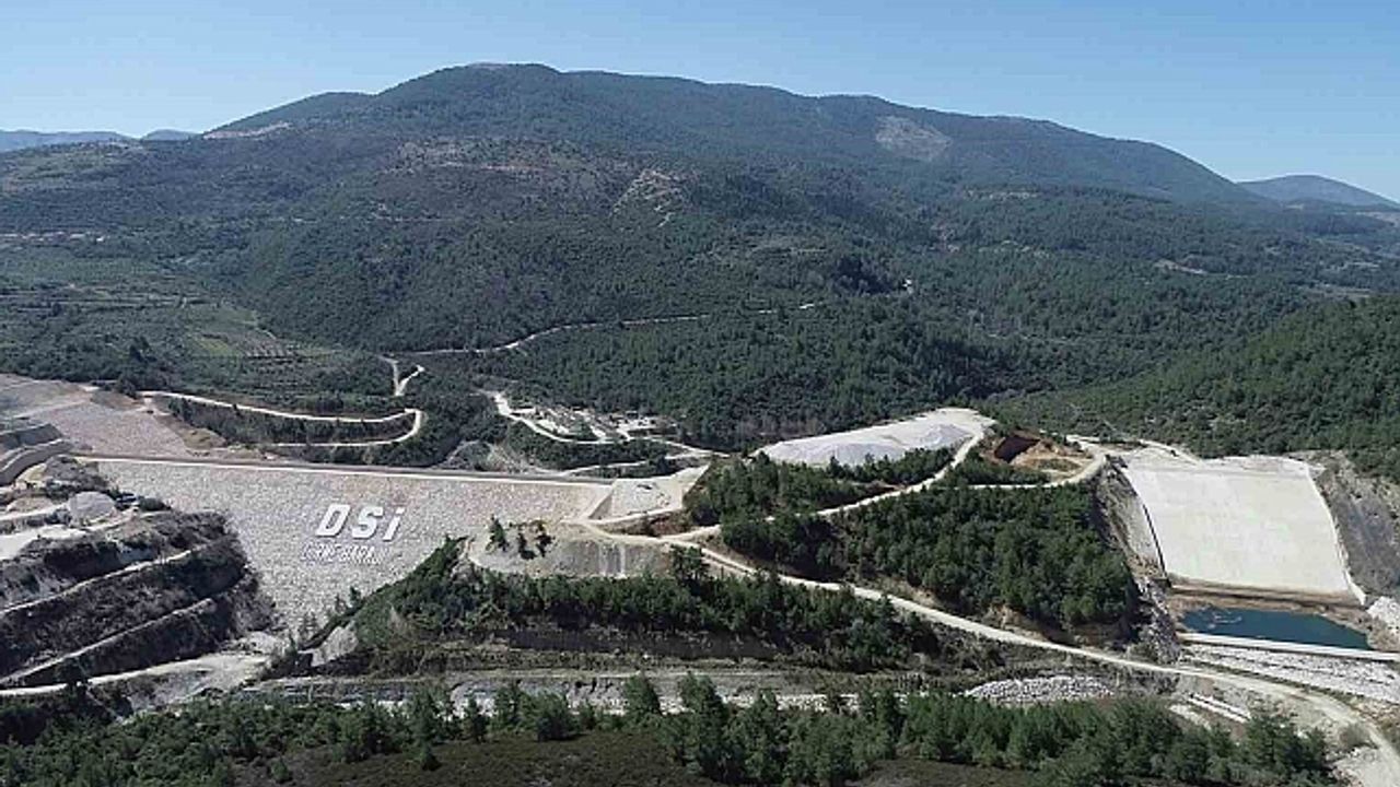Yatağan Girme barajı tamamlandı